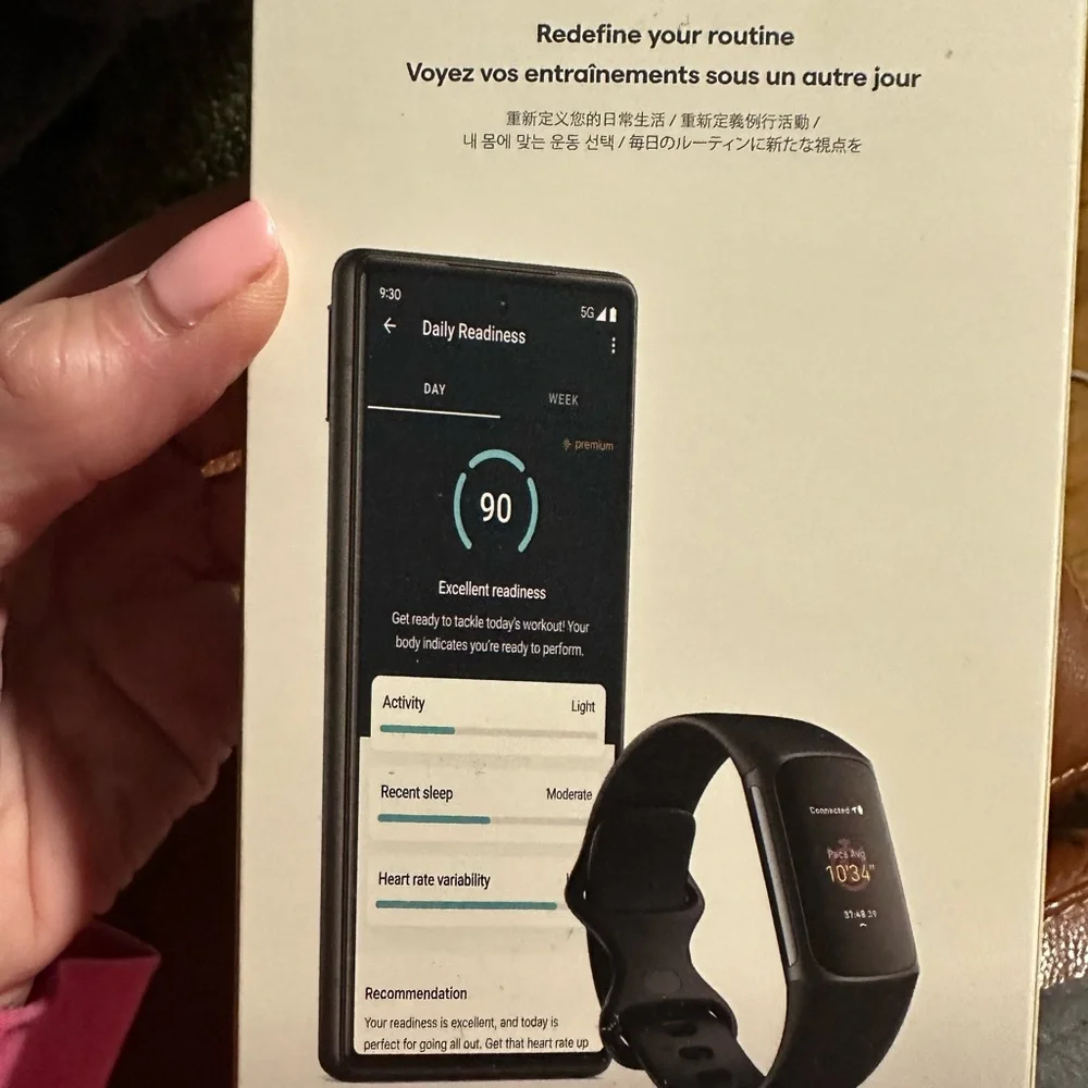Fitbit 5 Black Smartwatch